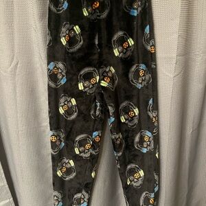 Wonder Nation Kids Pajama Bottoms - Black with Skull Print